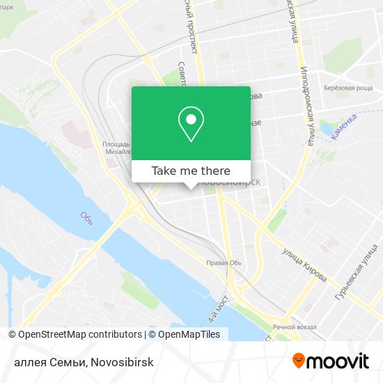 аллея Семьи map
