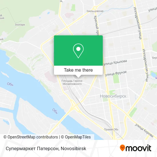 Супермаркет Патерсон map