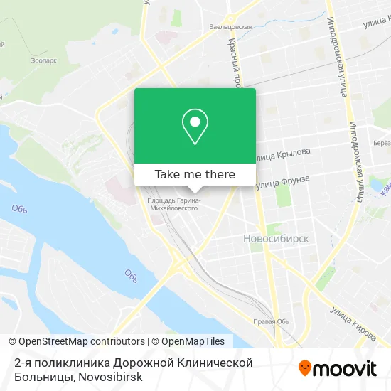 2-я поликлиника Дорожной Клинической Больницы map