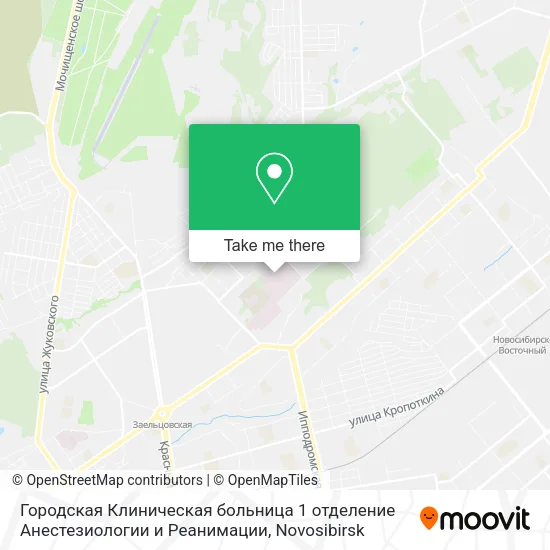 Городская Клиническая больница 1 отделение Анестезиологии и Реанимации map
