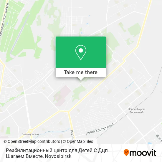 Реабилитационный центр для Детей С Дцп Шагаем Вместе map