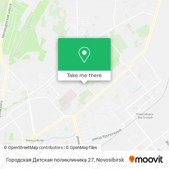 Городская Детская поликлиника 27 map