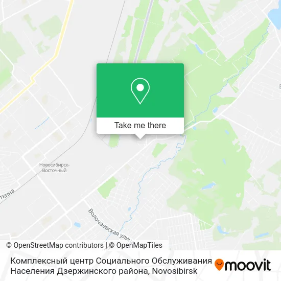 Комплексный центр Социального Обслуживания Населения Дзержинского района map
