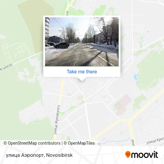 улица Аэропорт map