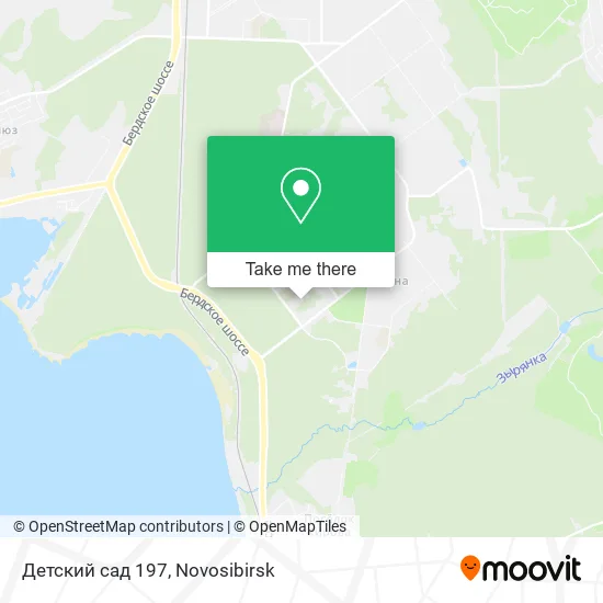 Детский сад 197 map