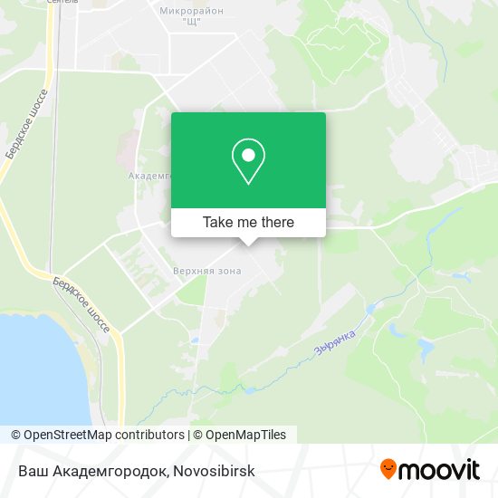 Ваш Академгородок map