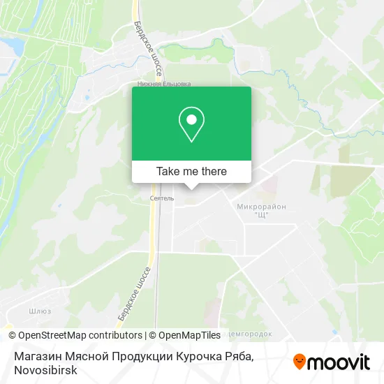 Магазин Мясной Продукции Курочка Ряба map