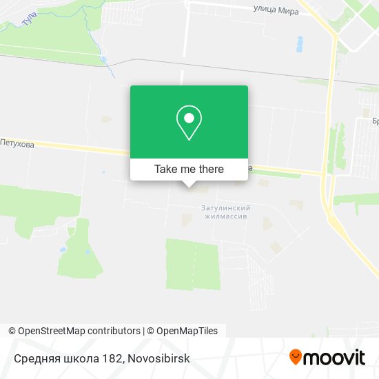 Средняя школа 182 map