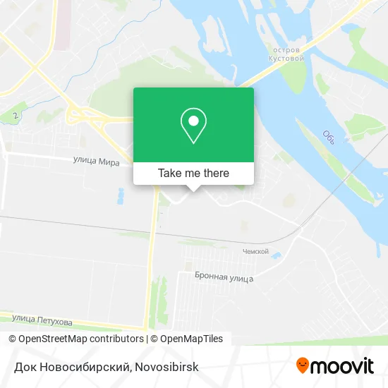 Док Новосибирский map