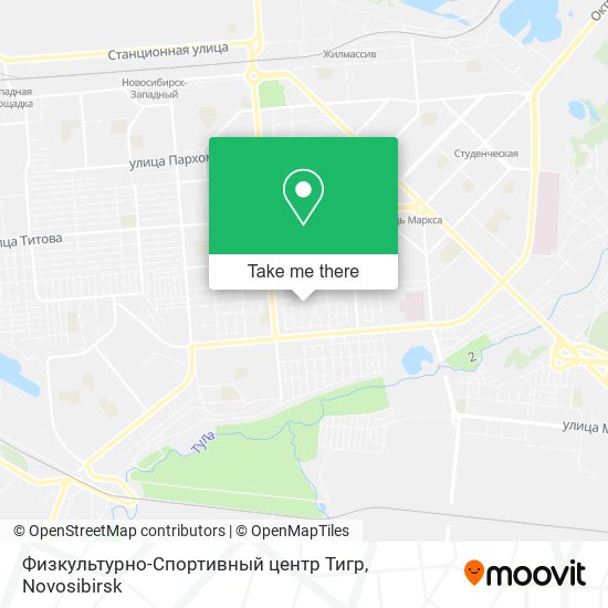Физкультурно-Спортивный центр Тигр map