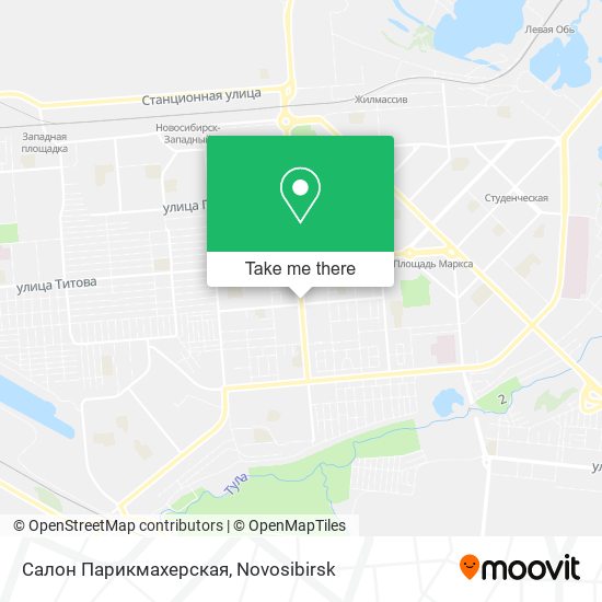 Салон Парикмахерская map