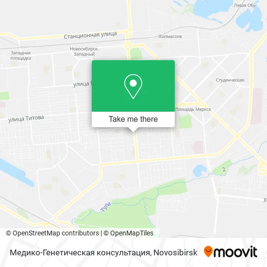 Медико-Генетическая консультация map