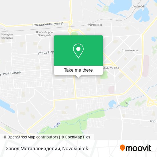 Завод Металлоизделий map