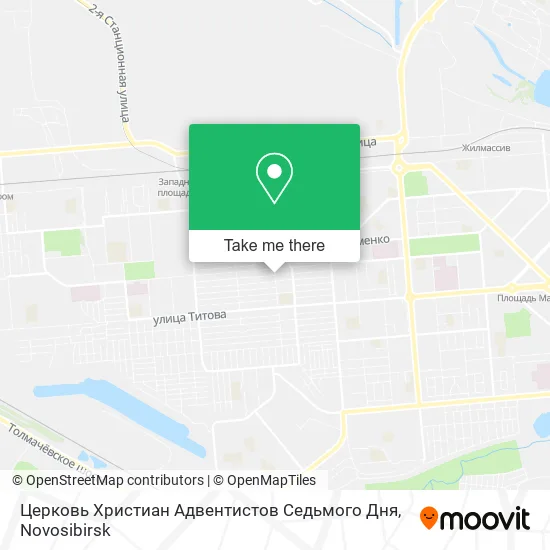 Церковь Христиан Адвентистов Седьмого Дня map