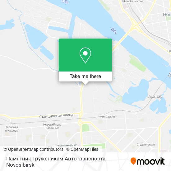 Памятник Труженикам Автотранспорта map
