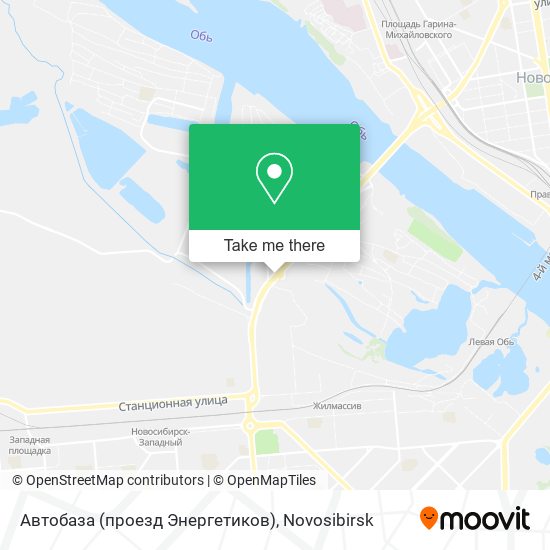 Автобаза (проезд Энергетиков) map