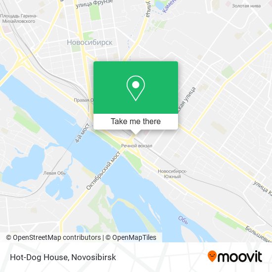 Hot-Dog House map