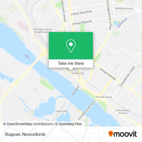 Водник map