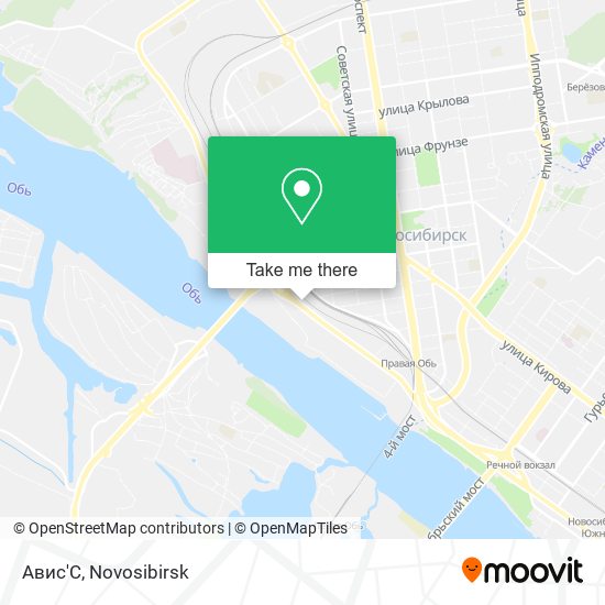 Авис'С map