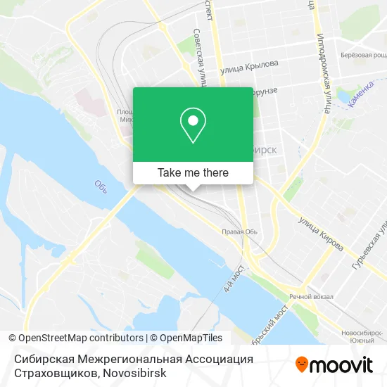 Сибирская Межрегиональная Ассоциация Страховщиков map