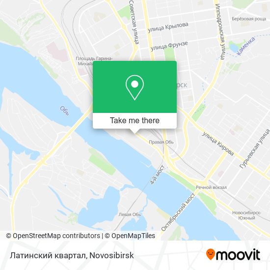 Латинский квартал map