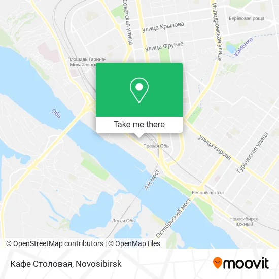 Кафе Столовая map