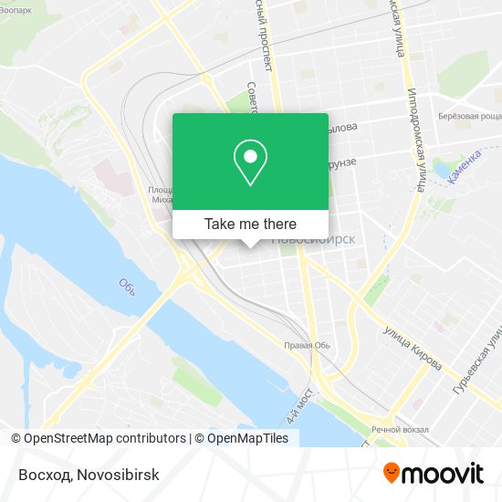 Восход map