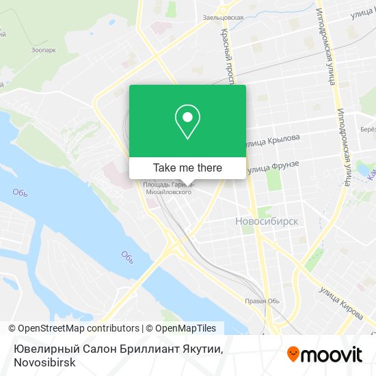 Ювелирный Салон Бриллиант Якутии map