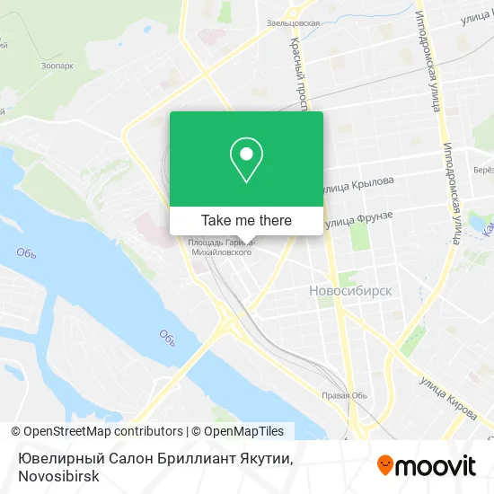 Ювелирный Салон Бриллиант Якутии map