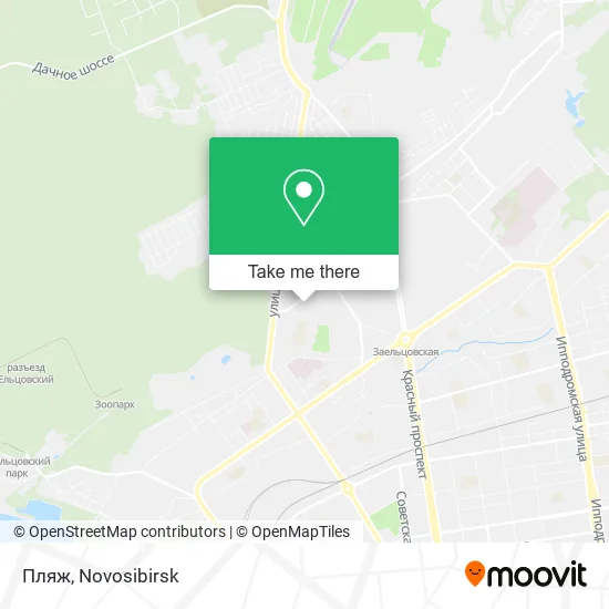Пляж map