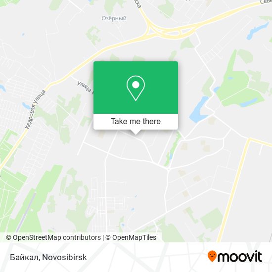 Байкал map