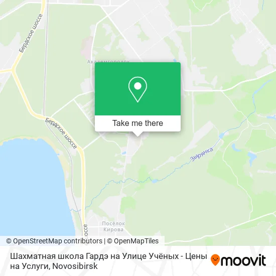 Шахматная школа Гардэ на Улице Учёных - Цены на Услуги map