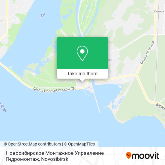Новосибирское Монтажное Управление Гидромонтаж map