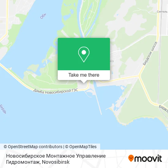 Новосибирское Монтажное Управление Гидромонтаж map