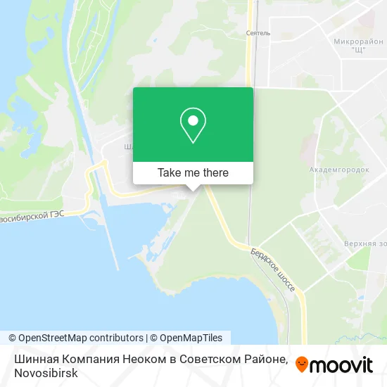 Шинная Компания Неоком в Советском Районе map