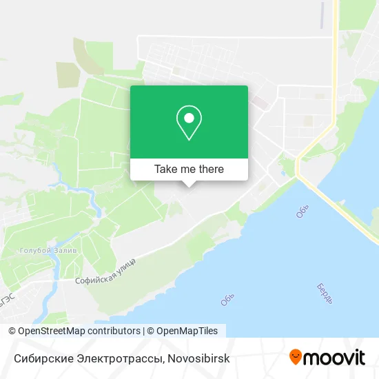 Сибирские Электротрассы map