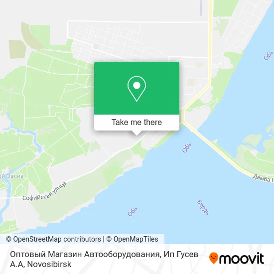 Оптовый Магазин Автооборудования, Ип Гусев А.А map