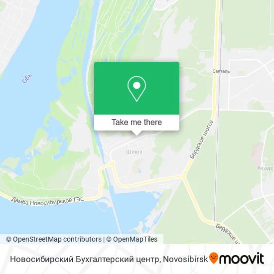 Новосибирский Бухгалтерский центр map