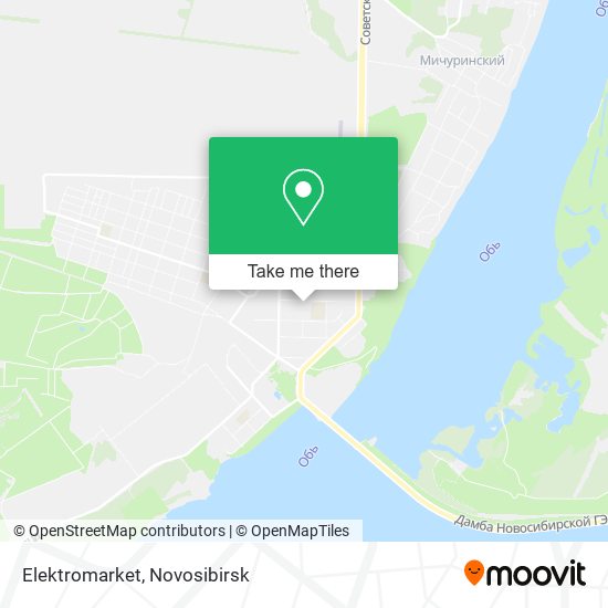 Elektromarket map