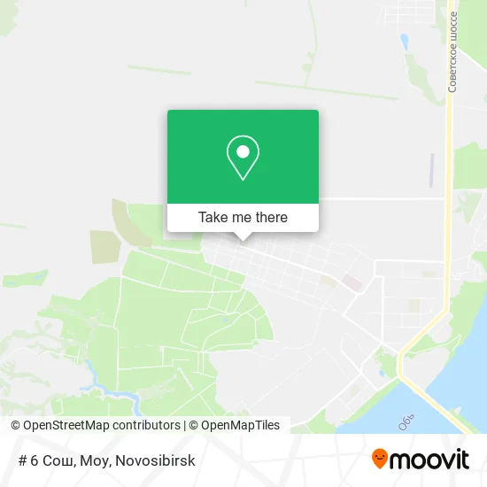 # 6 Сош, Моу map