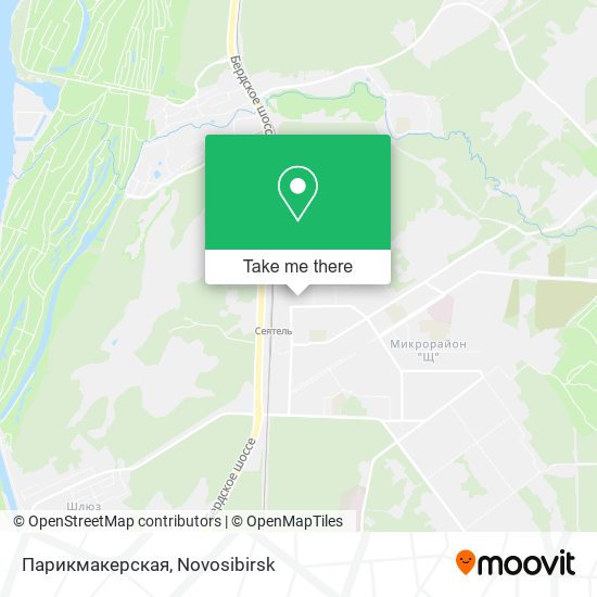 Парикмакерская map