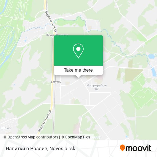 Напитки в Розлив map