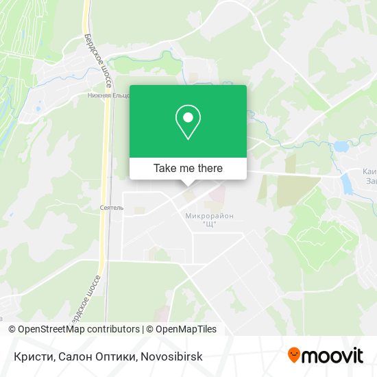 Кристи, Салон Оптики map