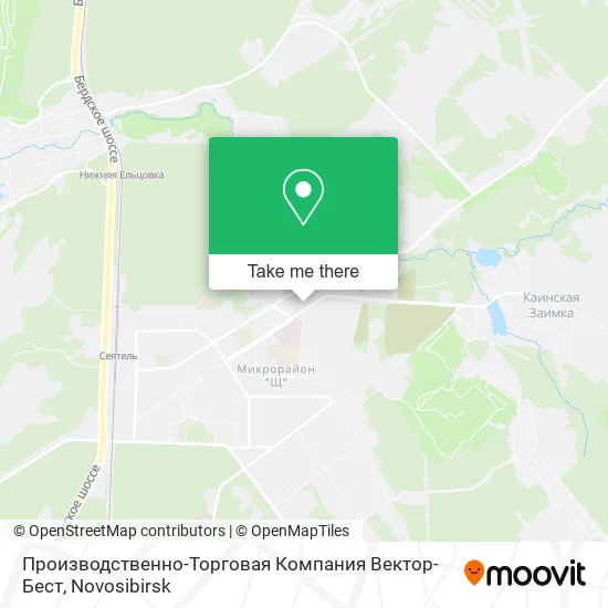Производственно-Торговая Компания Вектор-Бест map