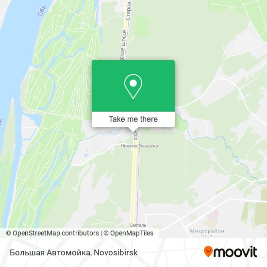 Большая Автомойка map