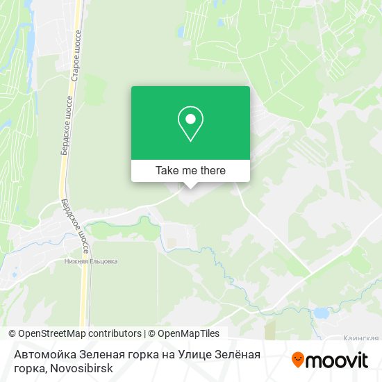 Автомойка Зеленая горка на Улице Зелёная горка map