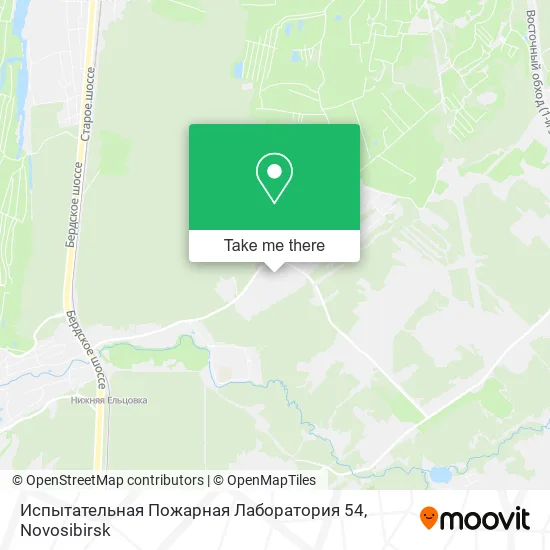 Испытательная Пожарная Лаборатория 54 map