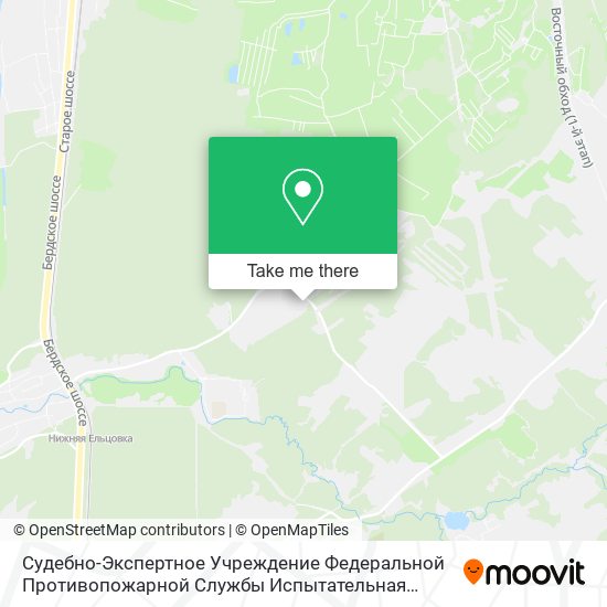 Судебно-Экспертное Учреждение Федеральной Противопожарной Службы Испытательная Пожарная Лаборатория map