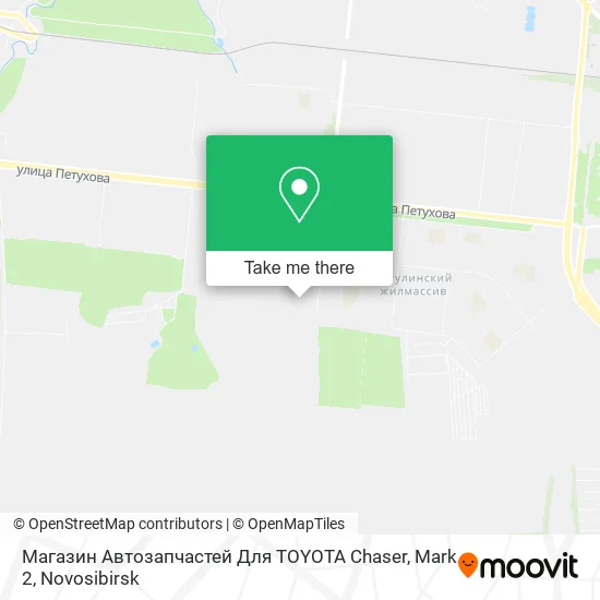 Магазин Автозапчастей Для TOYOTA Chaser, Mark 2 map