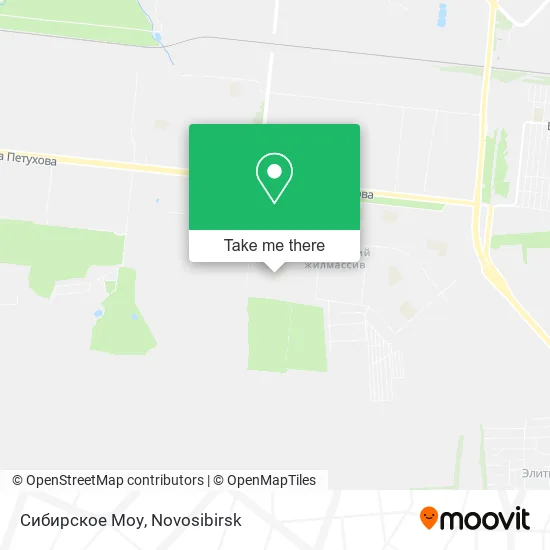 Сибирское Моу map
